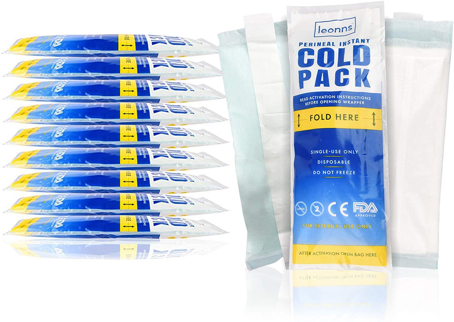 Instant Perineal Ice Packs (Set of 12)